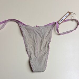 SKIMS Fits Everybody Picot Thong 4X